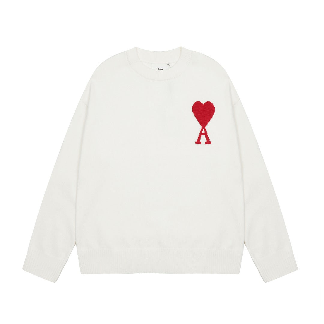 Ami Paris White Sweater