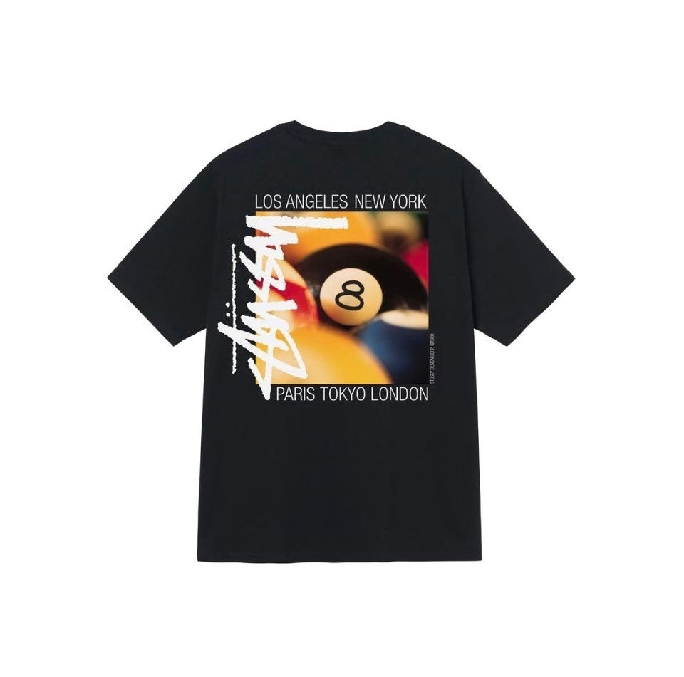 Stüssy Black Billiards Tee