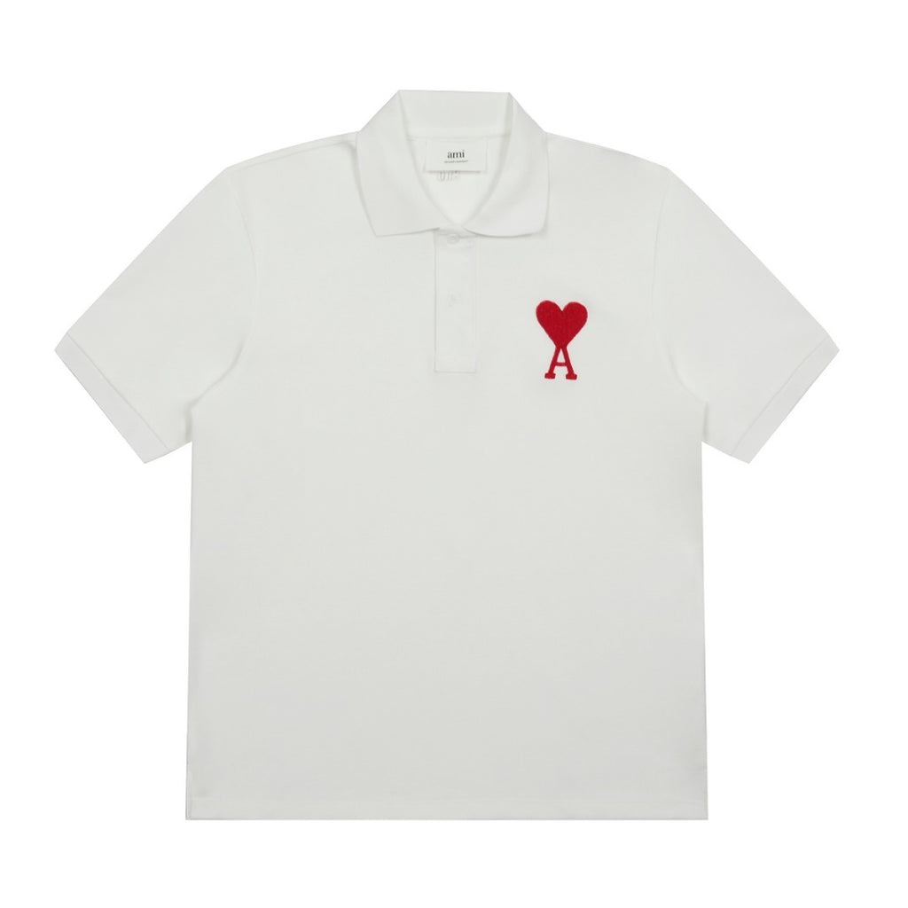 AMI Paris Polo Blanca