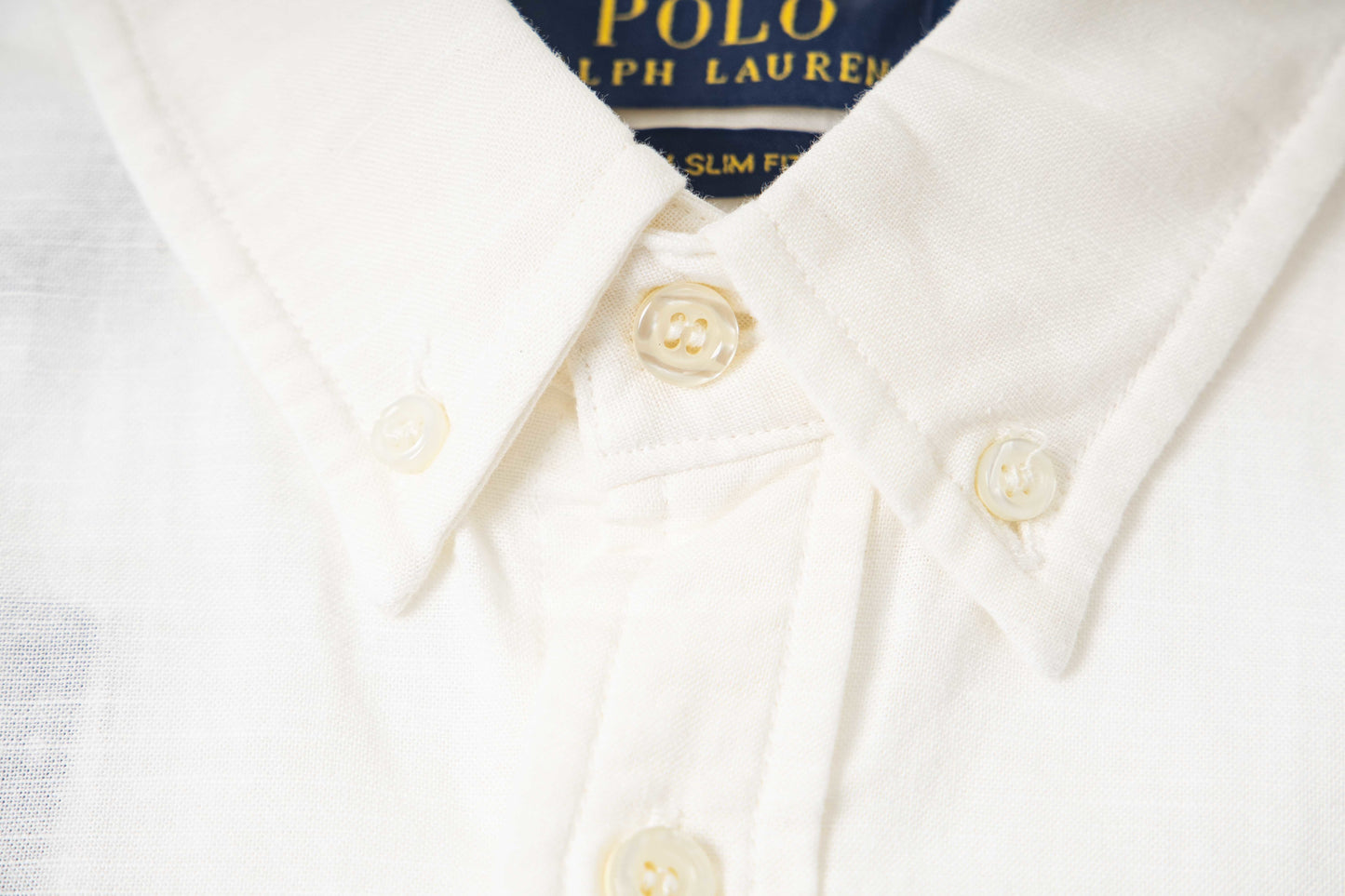 Ralph Lauren Camisa Blanca de Algodón