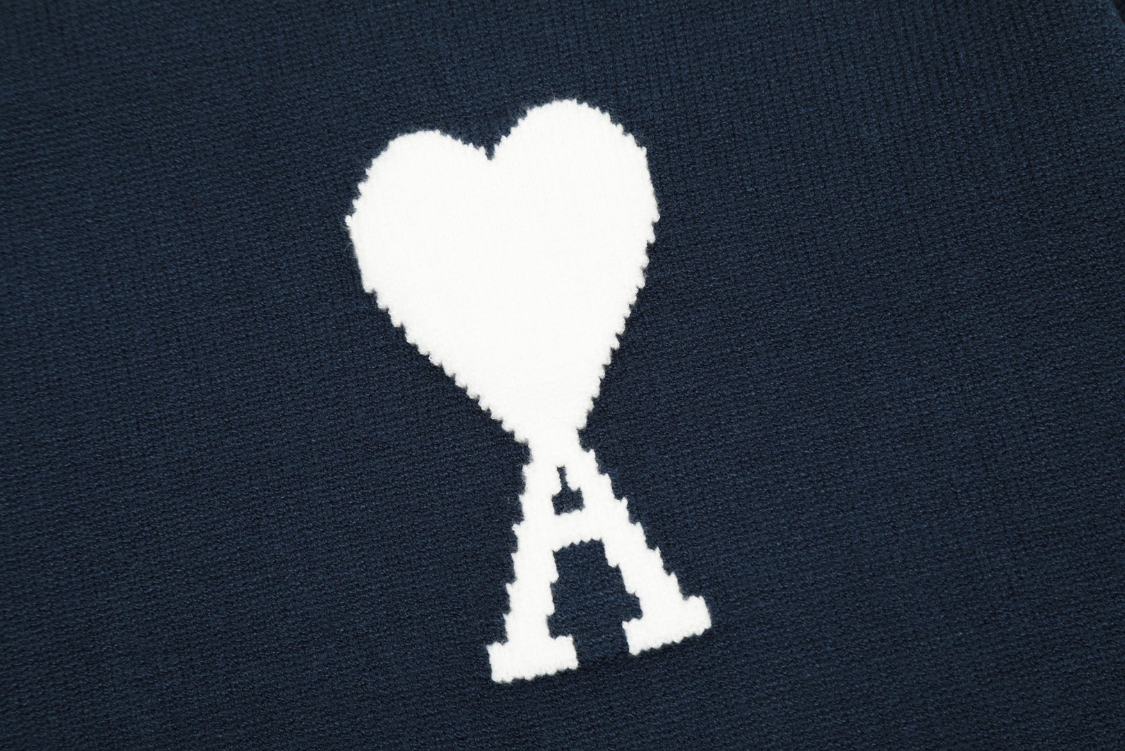 Ami Paris Navy Blue Sweater