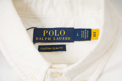 Ralph Lauren Camisa Blanca de Algodón