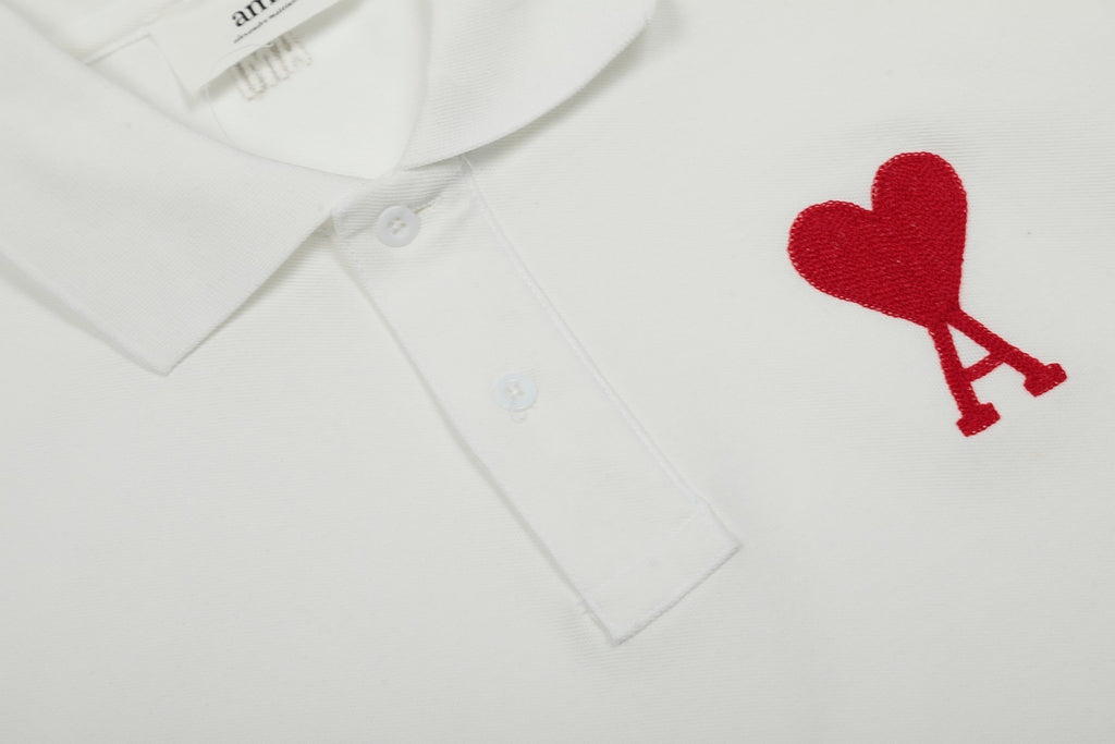 AMI Paris Polo Blanca