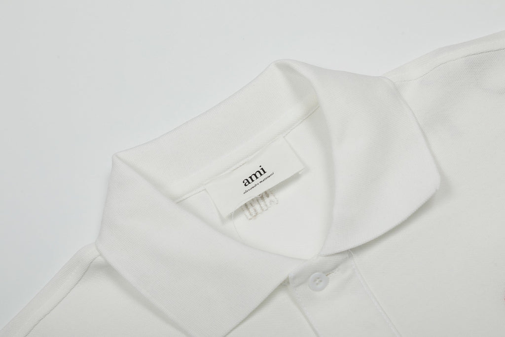 AMI Paris Polo Blanca