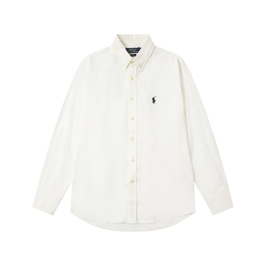 Ralph Lauren Camisa Blanca de Algodón