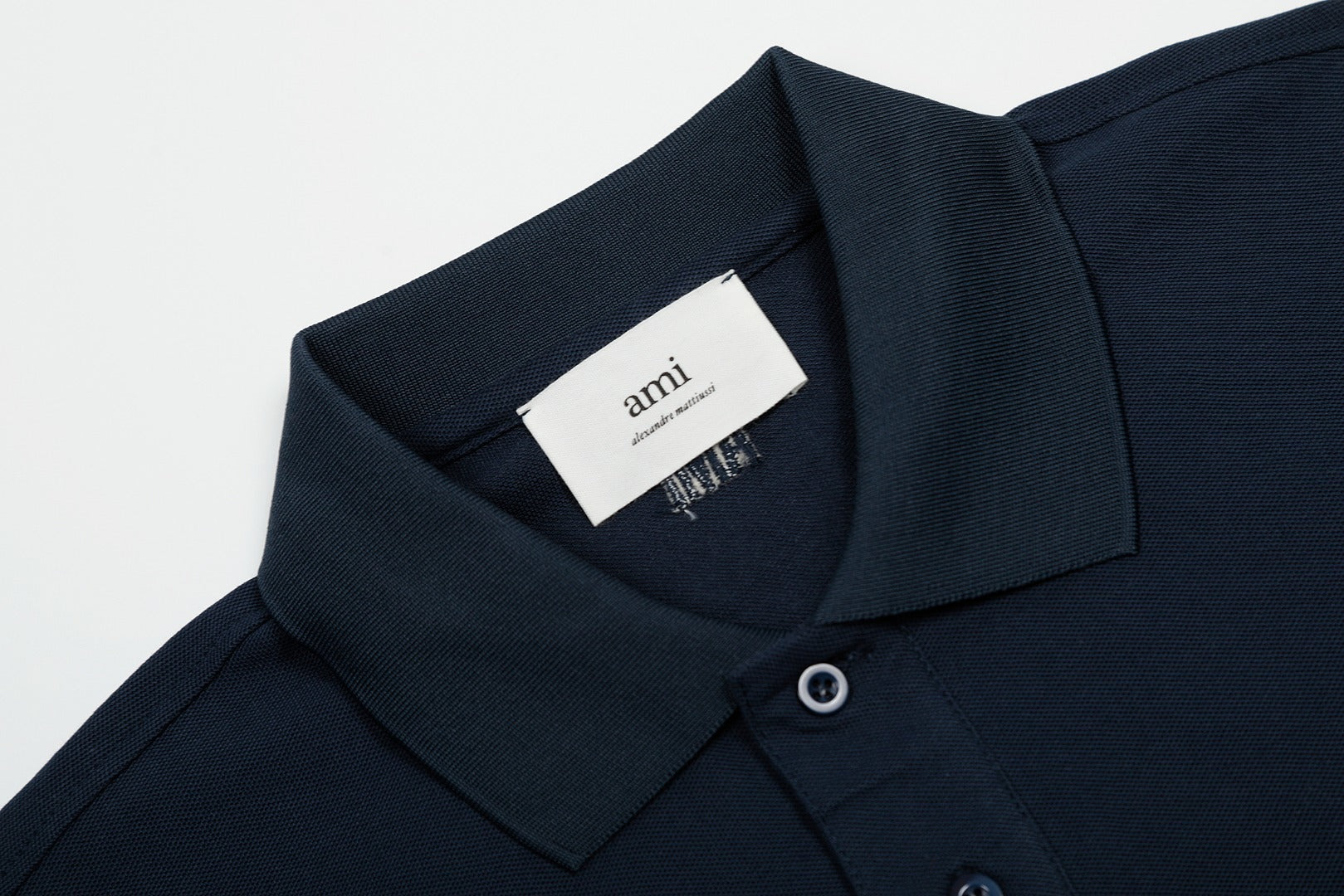 AMI Paris Polo Azul marino