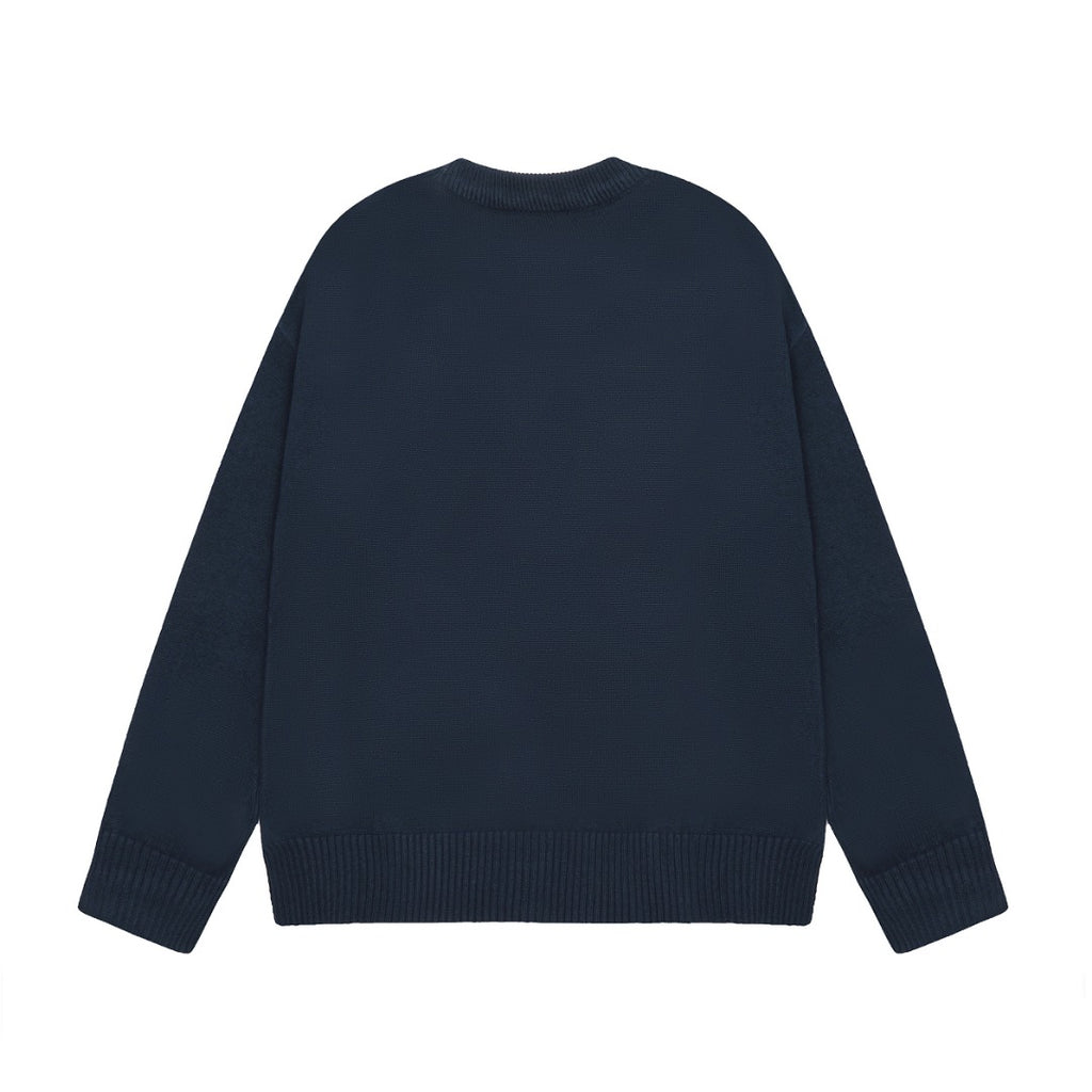 Ami Paris Navy Blue Sweater