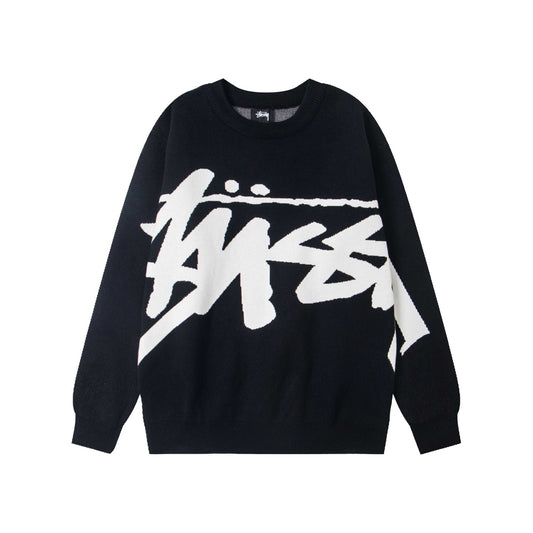 Stussy Black Sweater
