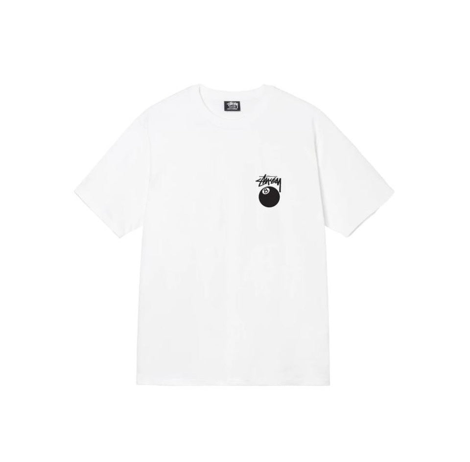 Stüssy White Billiards Tee