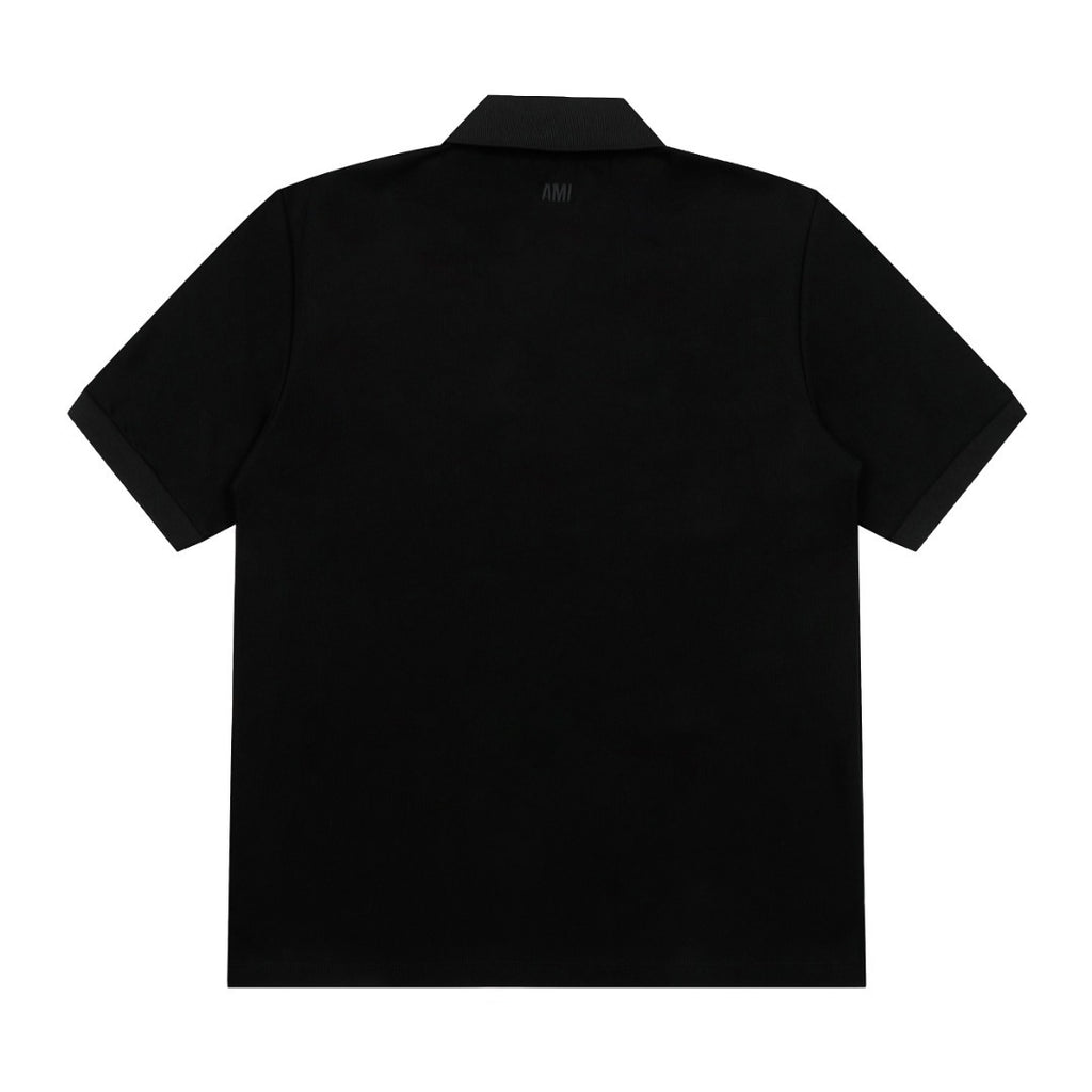 AMI Paris Polo Negra