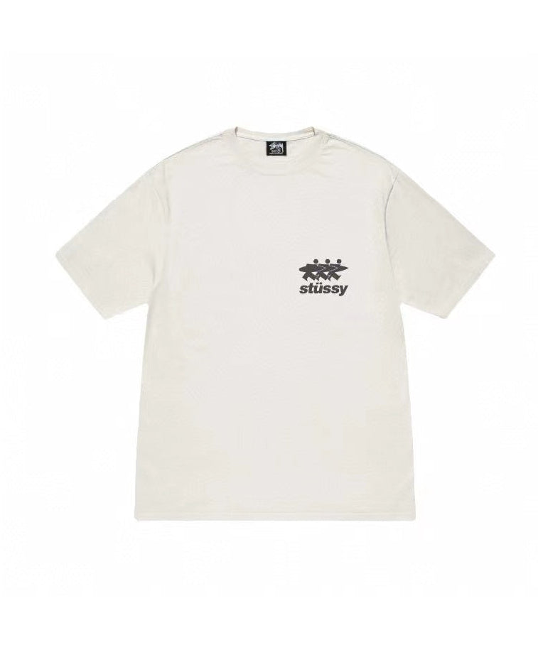 Stüssy Surfwalk Pigment Dyed Tee in natural
